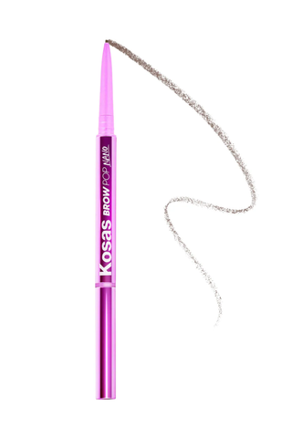 A Kosas Brow Pop Nano Pencil set against a white background.