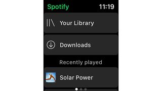 Spotify on Apple Watch