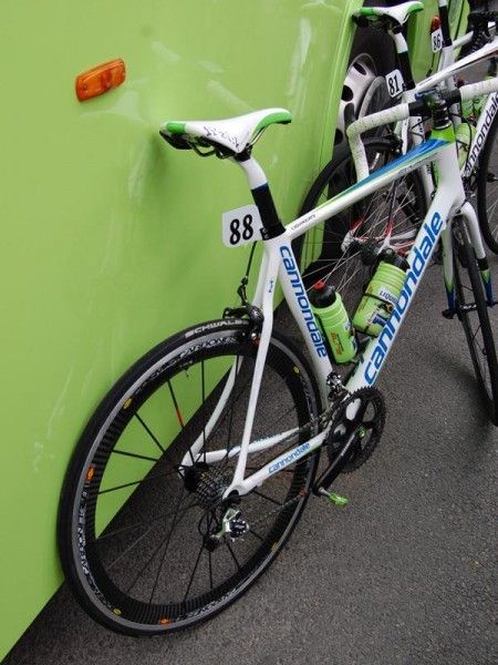The slightly curved seat stays and modestly flattened chain stays supposed make for a softer ride.