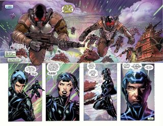 A page from Joe Satriani's "Crystal Planet" comic.