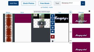 Movie Maker Online interface