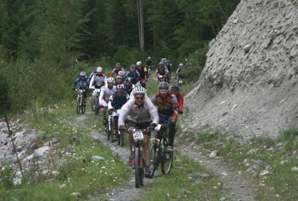 Riders welcomed the smoother sections of trail today