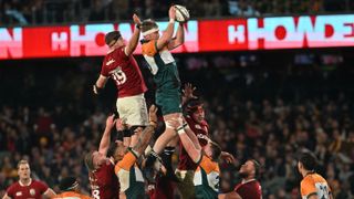 British & Irish Lions lineout vs Australia and NZ XV