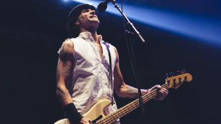  Jay Bentley of Bad Religion performs onstage during Punk in Drublic Festival on May 14, 2019 in Madrid, Spain.