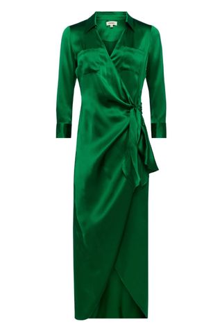 L'Agence green dress