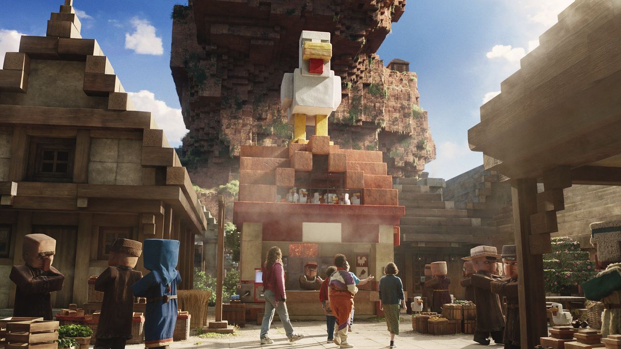 A scene from A Minecraft Movie