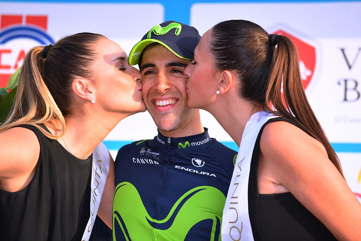 Jonathan Castroviejo after his Volta ao Algarve time trial win