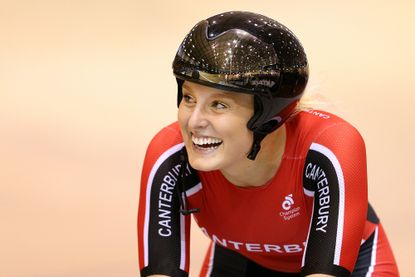 Olivia Podmore at the New Zealand National Track Championships in 2017