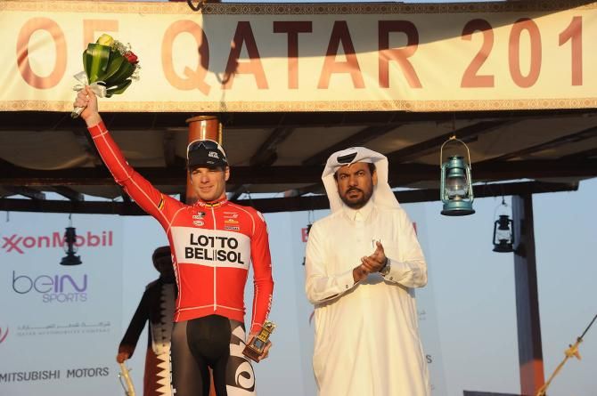 J&uuml;rgen Roelandts (Lotto Belisol) third overall in Qatar
