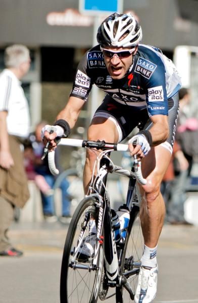 What's this? Jens Voigt (Saxo Bank) attacking? No way! He put on a great show during a few kilometers