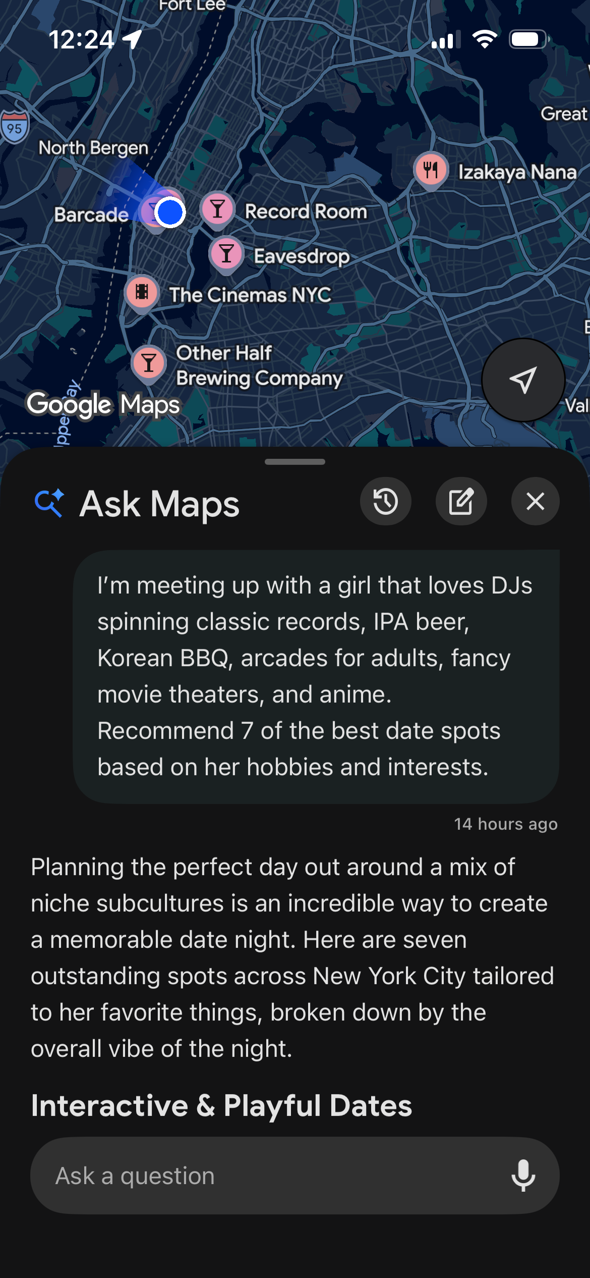 ask maps google