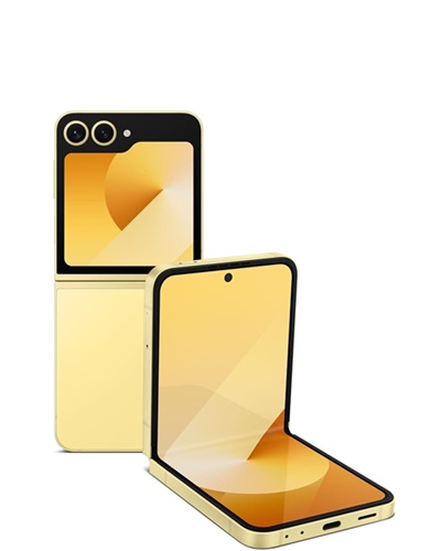 Samsung Galaxy Z Flip 6 in Yellow