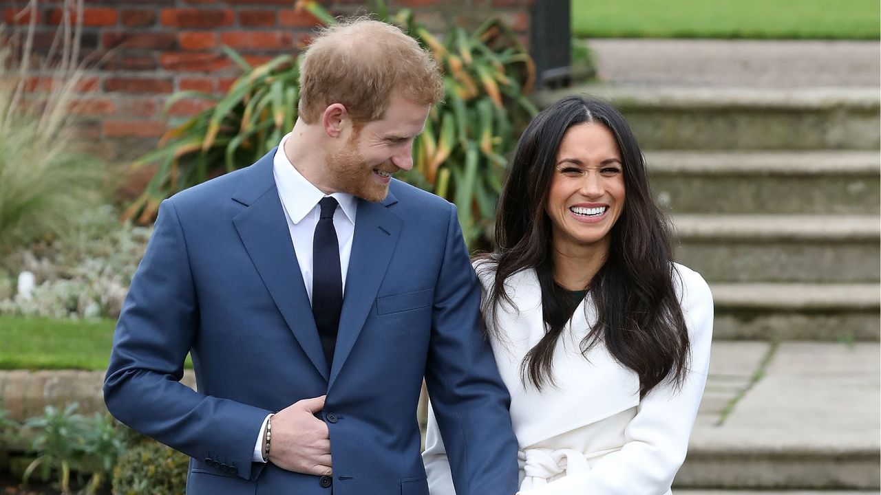 Meghan Markle white engagement coat