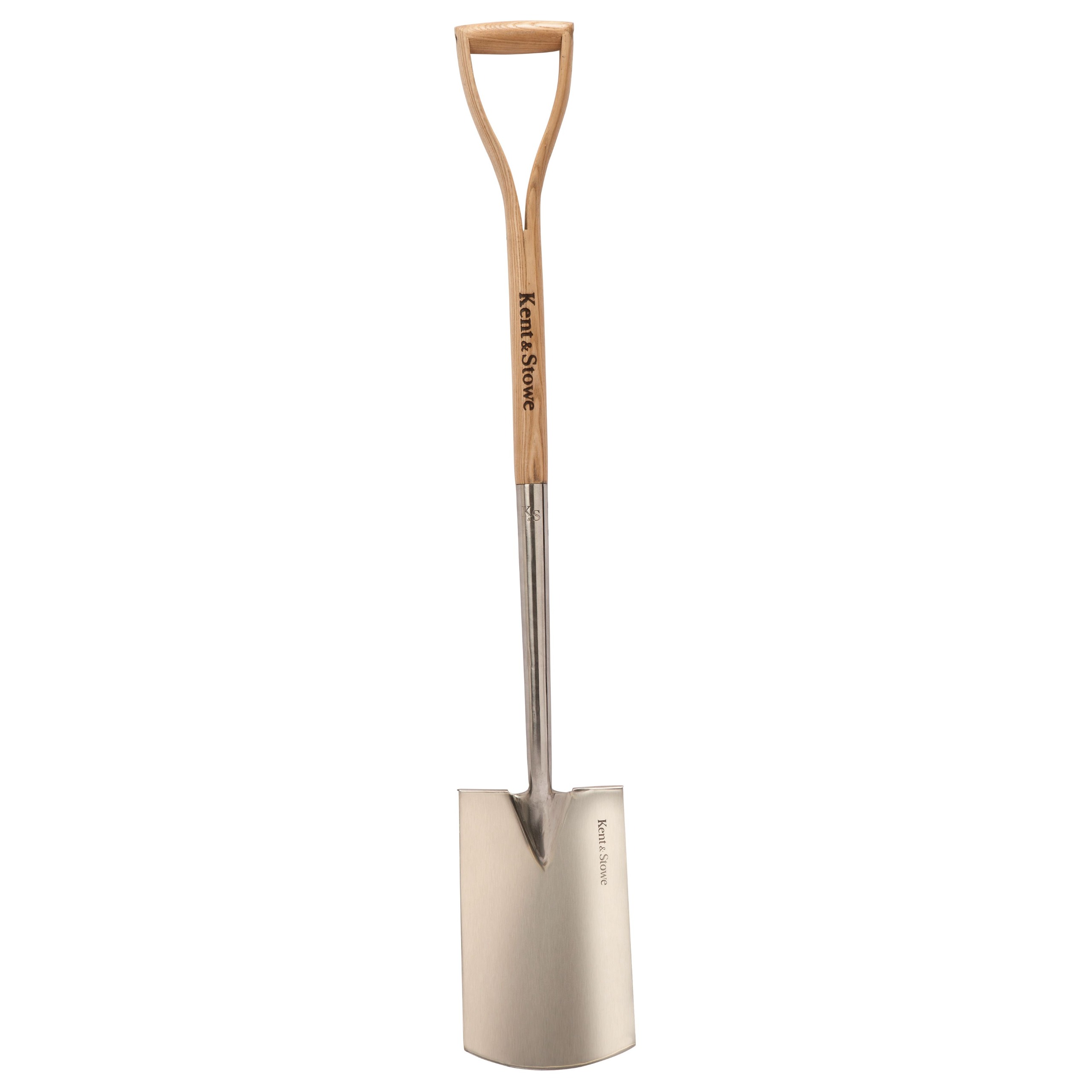 Kent &amp;amp; Stowe Garden Tools Metal Rounded Digging Spade (l) 915mm X (w) 140mm