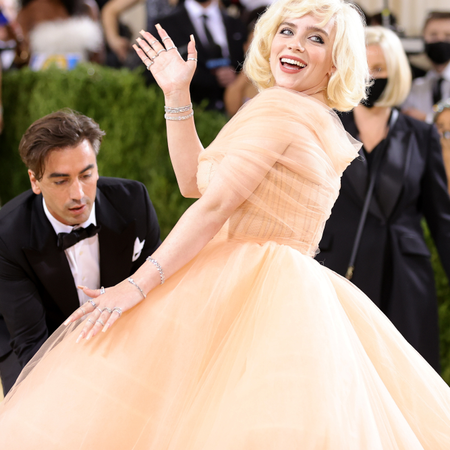 Co-chair Billie Eilish attends The 2021 Met Gala Celebrating In America: A Lexicon Of Fashion at Metropolitan Museum of Art on September 13, 2021 in New York City