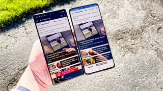 Pixel 6 Pro vs Galaxy S21 Ultra displays