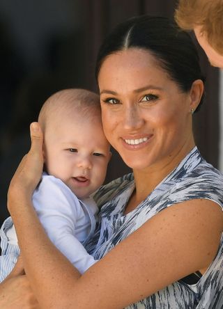 Meghan Markle with Archie in South Africa, September 2019