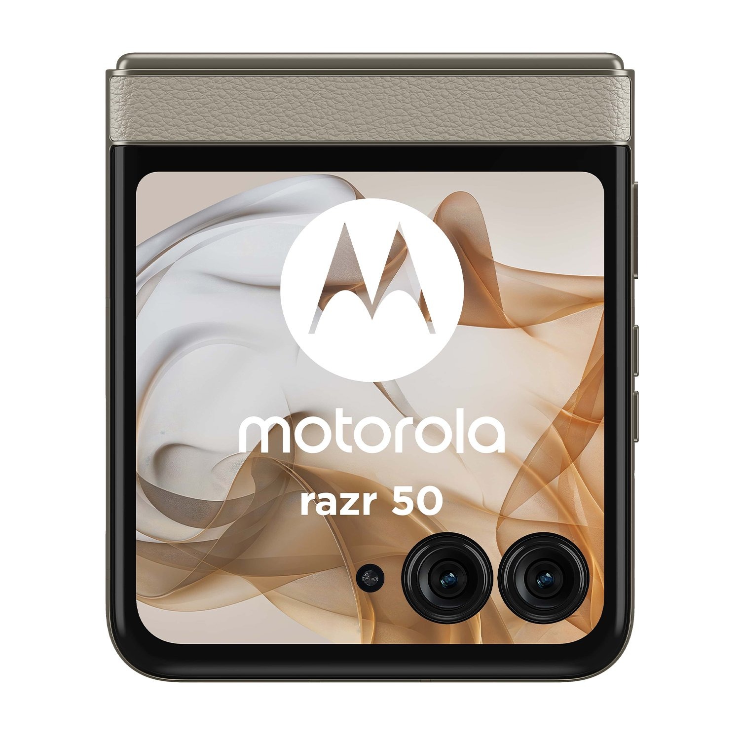 Motorola Razr 2024 exterior screen in gold