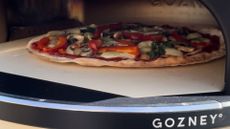 Gozney Arc Pizza Oven cooking a pizza