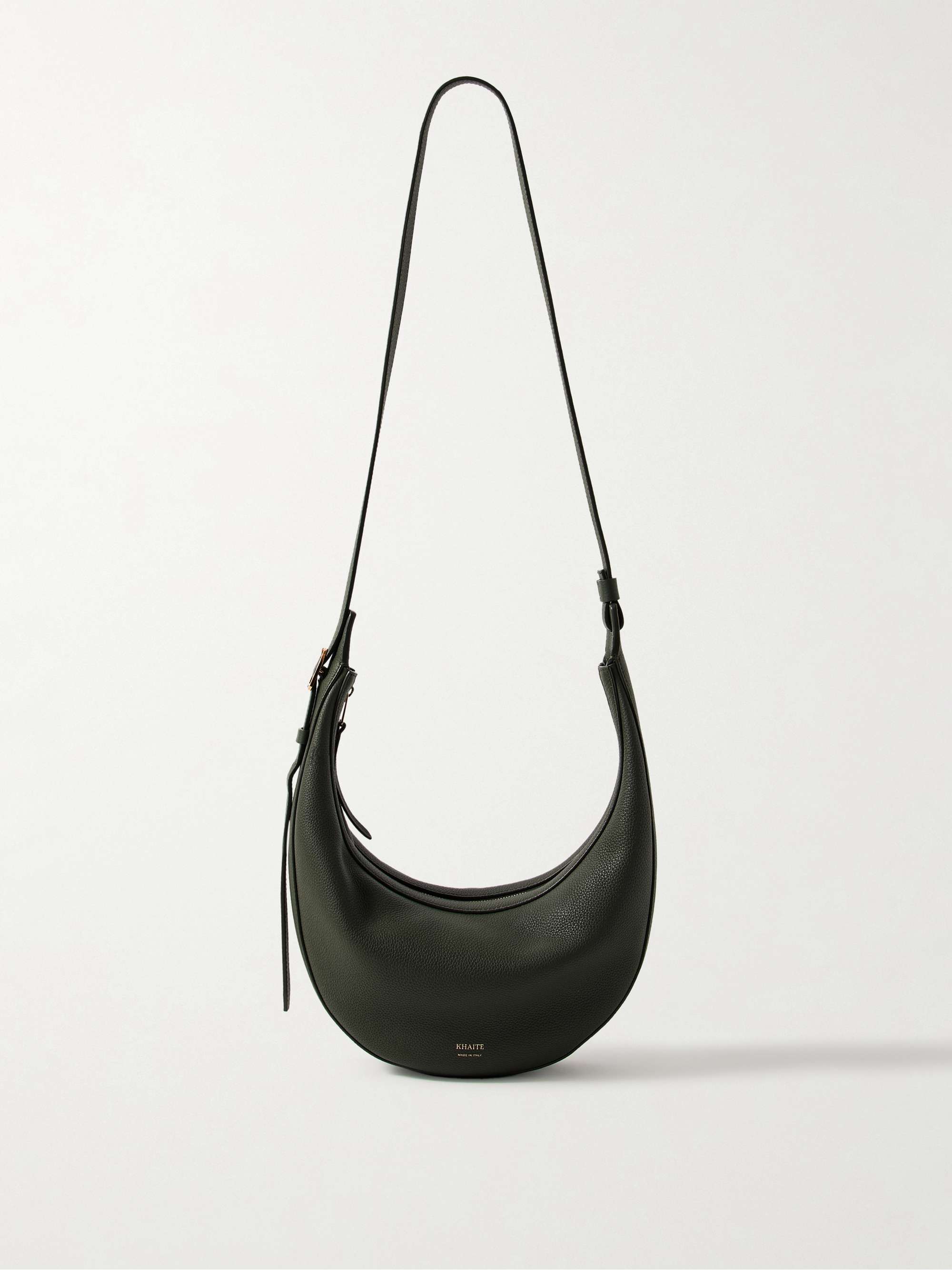 Augustina Small Textured-Leather Shoulder Bag