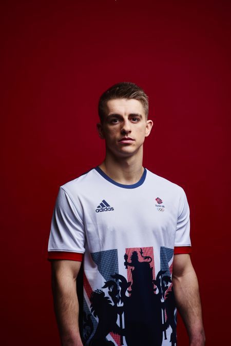 Max Whitlock wearing Team GB Rio 2016 T-shirt