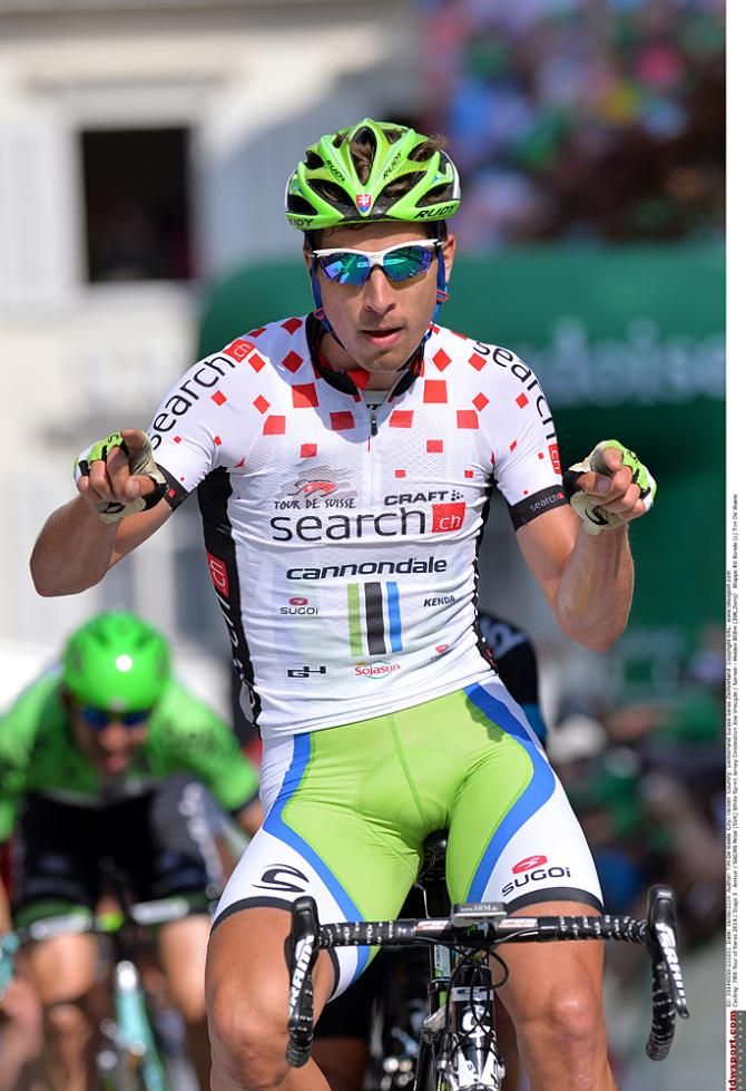 Peter Sagan (Cannondale) wins stage 3 in Tour de Suisse