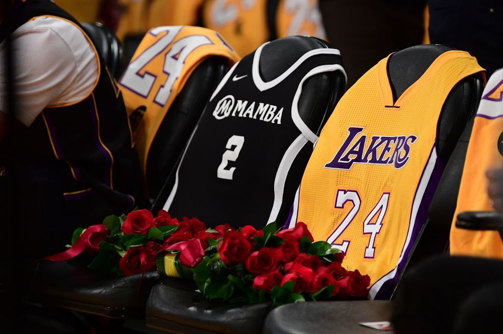 Kobe and Gianna Bryant memorial.