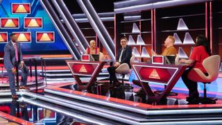 Host Michael Strahan and the new season of "The $100,000 Pyramid" return on ABC