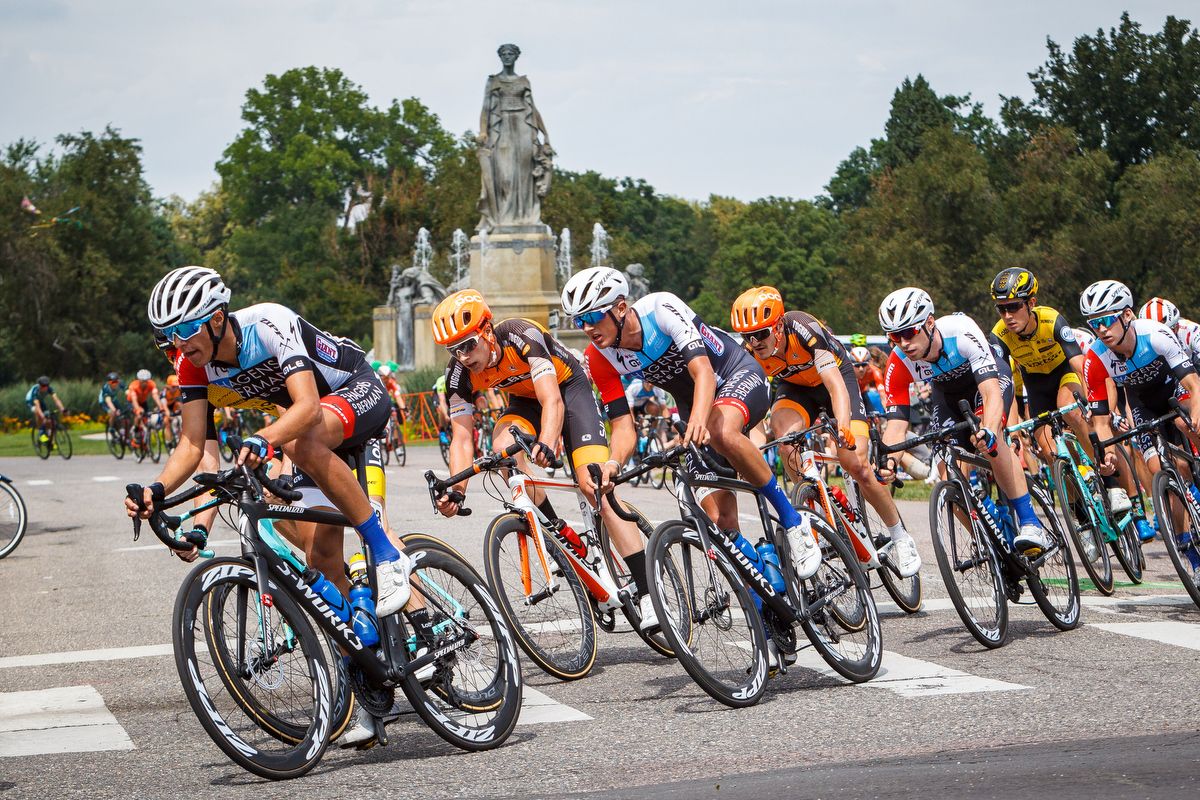 The bunch on one of the corners