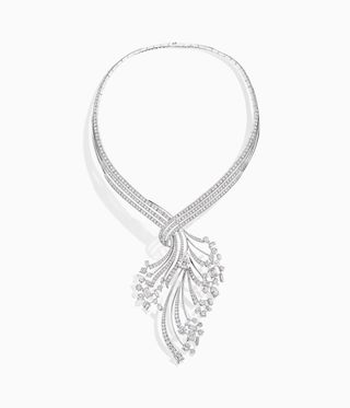 Diamond necklace from Chaumet Déferlante collection