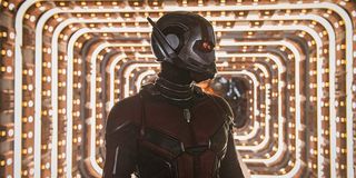 Scott Lang suited up in Ant-Man and the Wasp