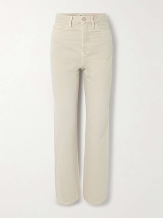 Mid-Rise Straight-Leg Organic Jeans