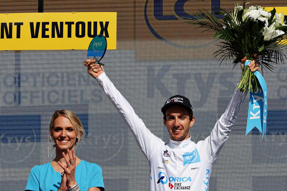 Adam Yates remains in white after stage 12 at the Tour de France.