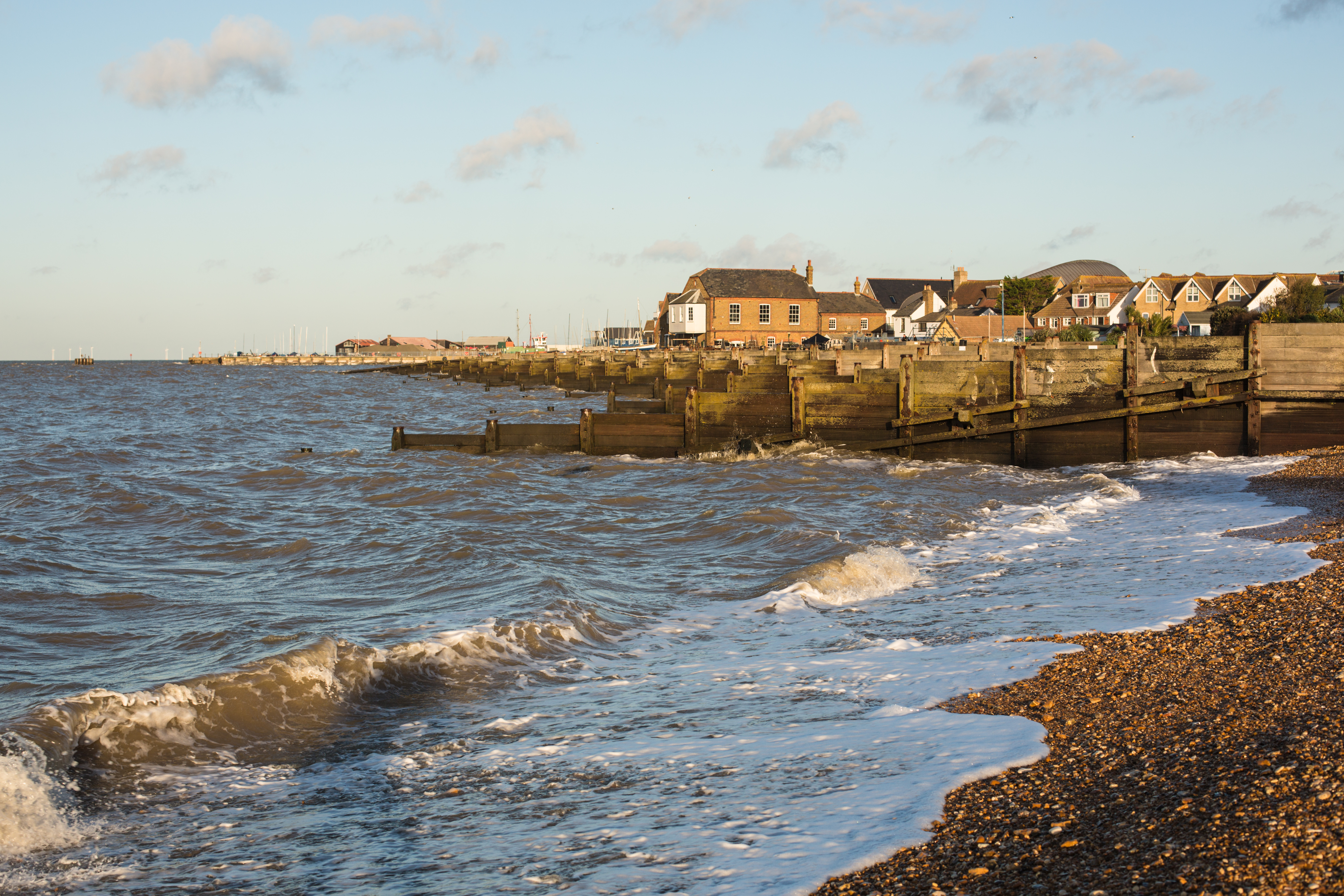 Whitstable beach.
