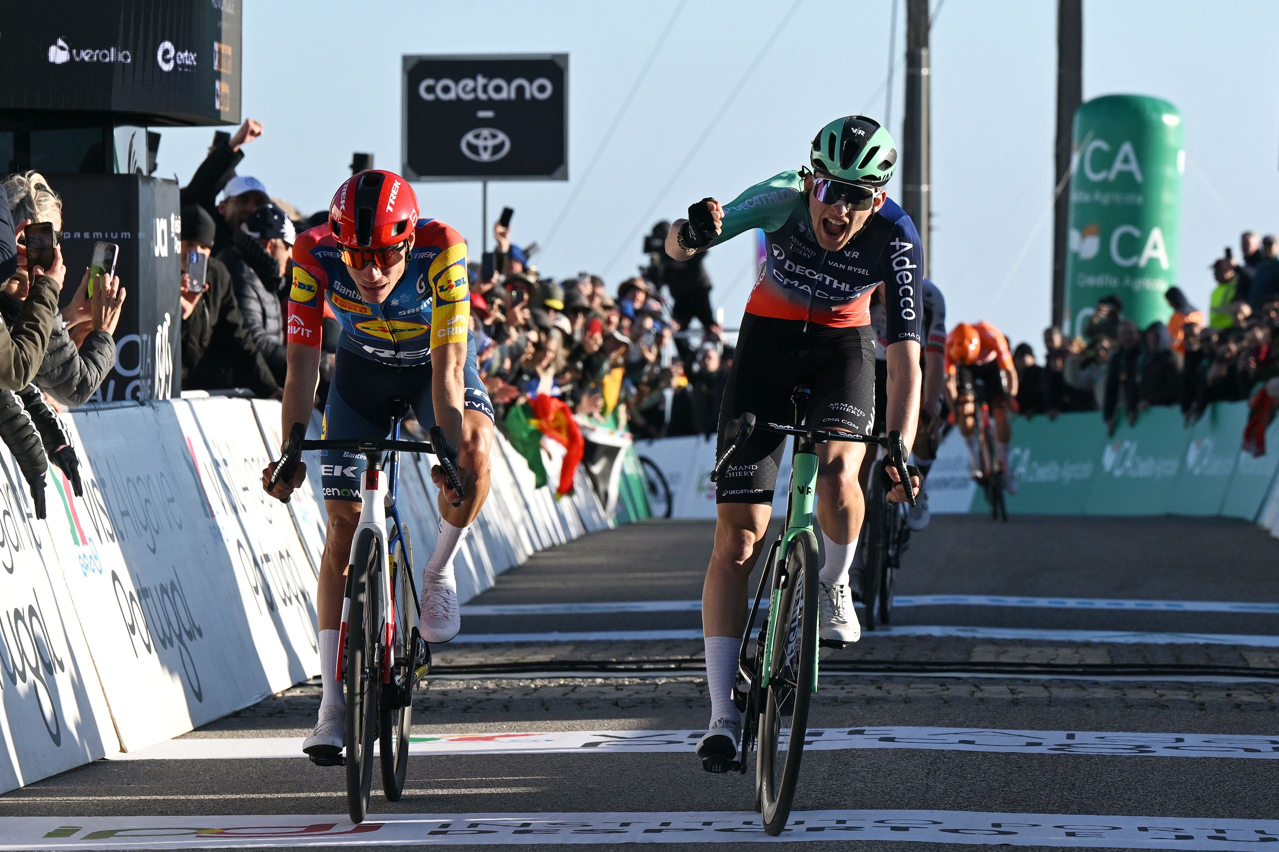 'The first goal is already achieved, to win a race' – 19-year-old French phenom takes first pro victory, beating João Almeida, Juan Ayuso and Oscar Onley at Volta ao Algarve