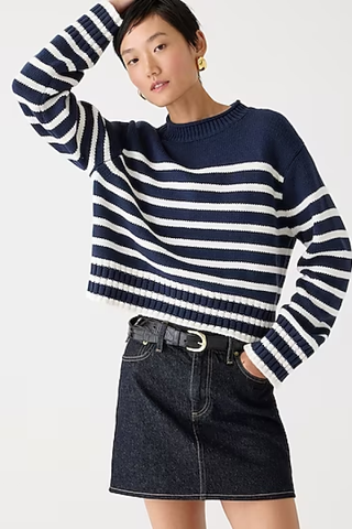 J.Crew Rollneck™ Sweater in Stripe