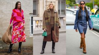 street style influencers showing the best winter boots