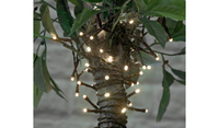 Argos Home 100 White LED Solar String Lights | £7.50