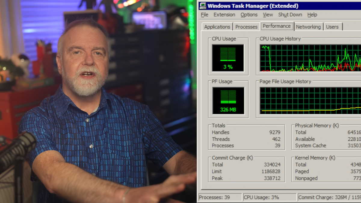 Veteran Microsoft engineer says original Task Manager was only 80KB so it could run smoothly on 90s computers — original utility used a smart technique to determine whether it was the only running instance