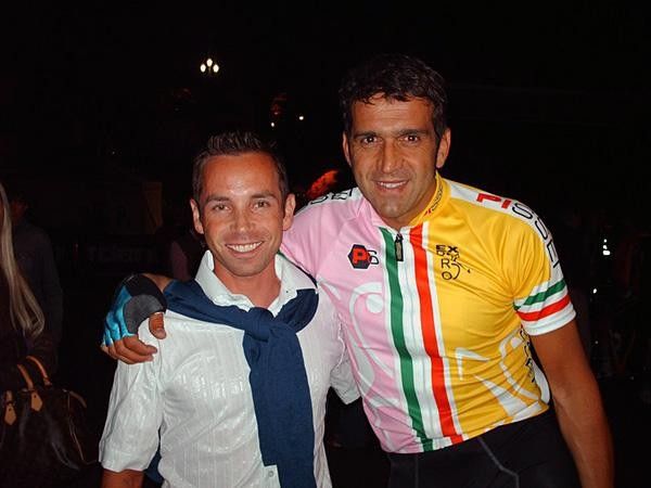 Author Joe Papp with Franco Ballerini