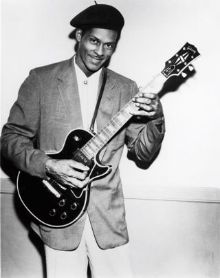 Chuck Berry with Gibson Les Paul Custom