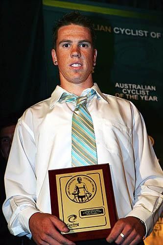 Leigh Darrell, junior male BMX cyclist of the year.