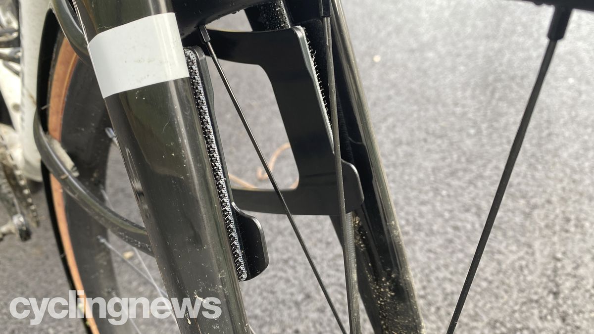 Closeup of Crud Road Racer Mk3 mudguards