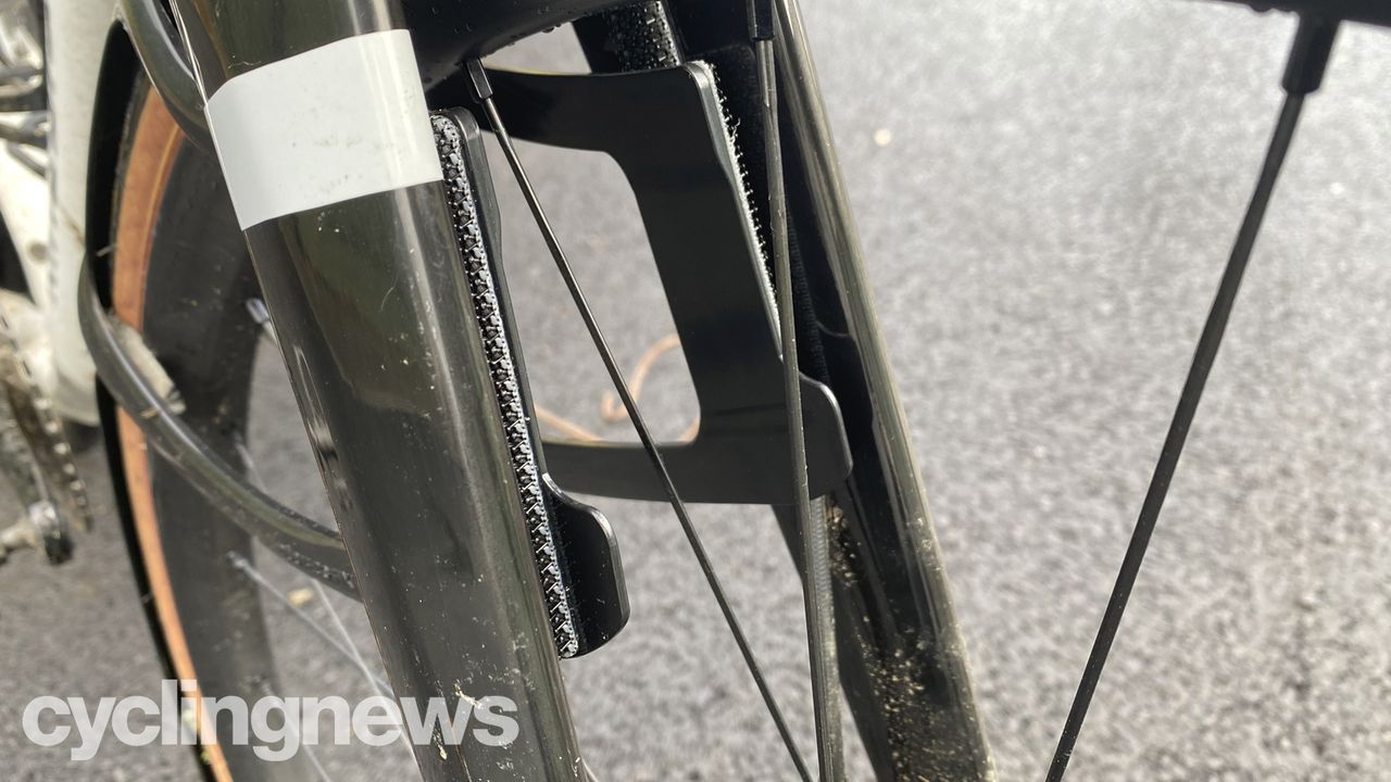 Closeup of Crud Road Racer Mk3 mudguards
