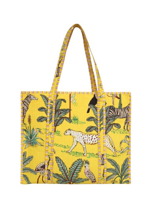 The Ultimate Jungle Tote in Yellow