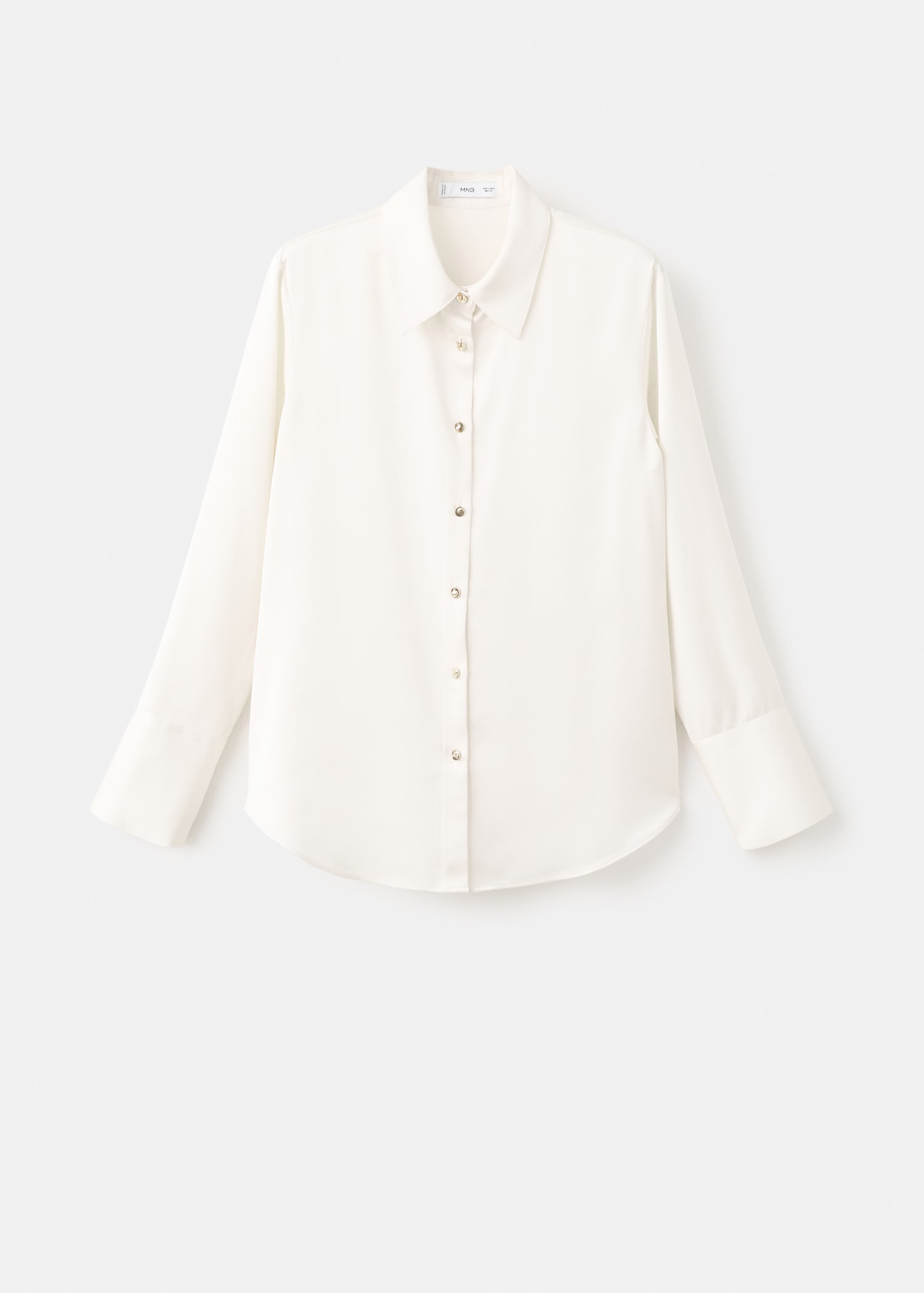Satin Finish Flowy Shirt - Women | Mango Usa