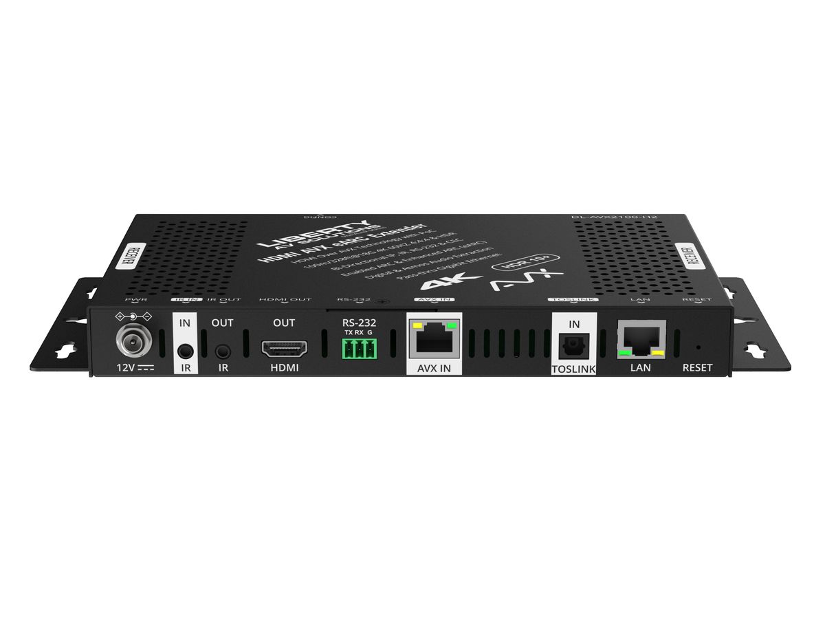 Liberty AV Solutions Advanced HDMI 2.0 Over AVX Extender Set with eARC, Control, &amp; Ethernet (DL-AVX2100-H2)