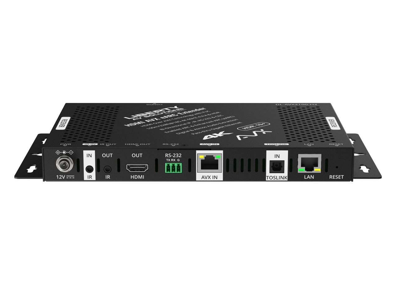 Liberty AV Solutions Advanced HDMI 2.0 Over AVX Extender Set with eARC, Control, &amp; Ethernet (DL-AVX2100-H2)