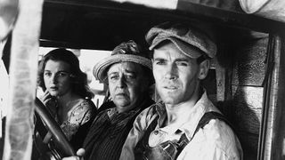 Dorris Bowdon, Jane Darwell and Henry Fonda in The Grapes of Wrath