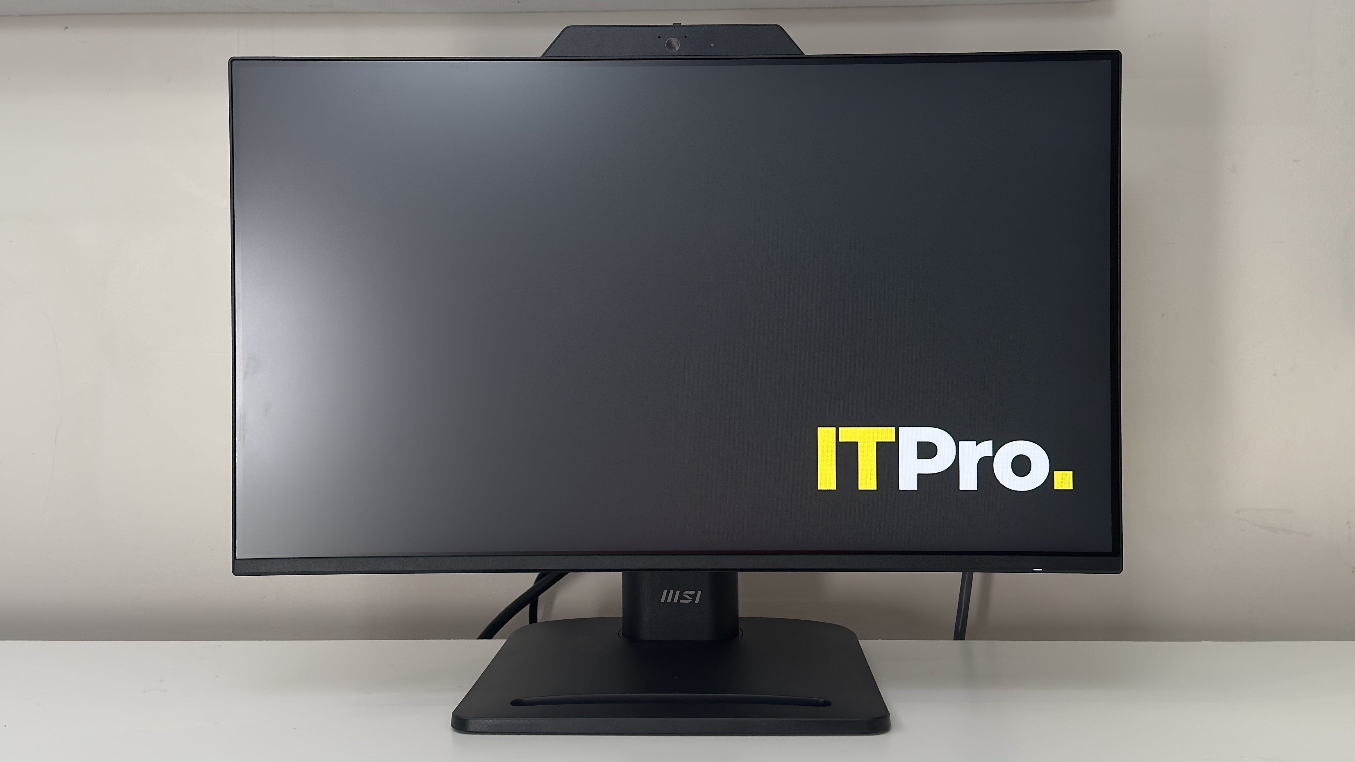 The MSI MP242PMG monitor on a desk